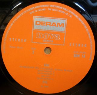 EGG SELF TITLED OG UK STEREO DERAM RECORDS LP SDN 14 P2W/P2W 4
