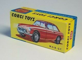 Mg M.  G.  B.  G.  T.  - Corgi Toys - Box Only