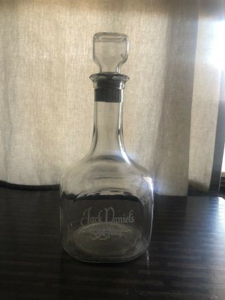 Vintage Jack Daniels Old No 7 Tribute To Tennessee Bottle Decanter Empty Whiskey