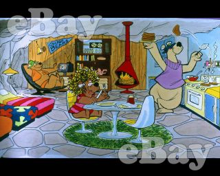 Rare Hair Bear Bunch Cartoon Color Tv Photo Hanna Barbera Studios Concept Art