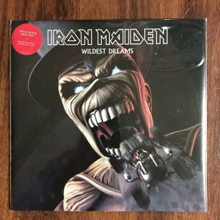 Iron Maiden - Wildest Dreams Rare Limited Edition Green Vinyl 7” Record