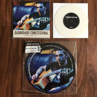 Dashboard Confessional - Hands Down 7” White Vinyl And Limited Ed Picture Disc