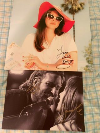 Lana Del Rey Signed Poster,  Bradley Cooper & Lady Gaga Photo A Star Is Born