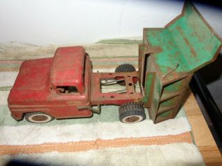 Vintage Tonka Toys Pressed Steel Dump Truck 60 ' s Parts or Restoration 4