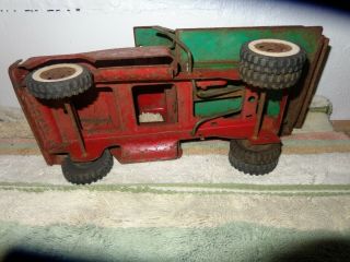 Vintage Tonka Toys Pressed Steel Dump Truck 60 ' s Parts or Restoration 5