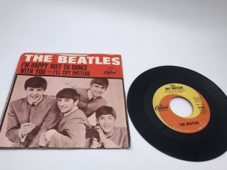 Beatles I’ll Cry Instead Capitol 5234 45 With Picture Sleeve