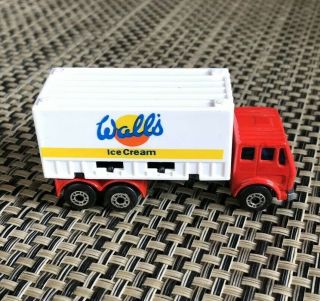 Matchbox Superfast 42 Mercedes Benz Container Truck Walls Ice Cream Cy Convoy