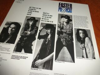 Faster Pussycat ‎– Faster Pussycat.  org,  1987.  in.  rare 4