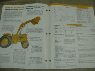 John Deere 71 Loaders for 440 I Tractors Sales Brochure 2