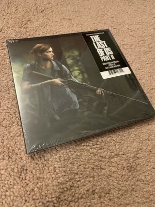 The Last Of Us Part Ii 2,  Blue Black Swirl Vinyl Soundtrack 7 " 45 Rpm Mondo