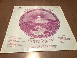 Deep Purple Woman From Tokyo Live In Germany Rare Live Hard Rock Lp