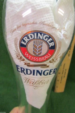 Org.  Boxed Set of 6 Erdinger Weissbrau 0.  5L Beer Glasses / Steins 2