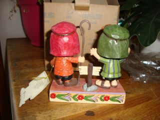 Jim Shore Pageant Players Figurine Peppermint Patty & Marcie 2