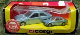 Vintage Corgi Ford Escort 1359 Bonus Pack Nrfb