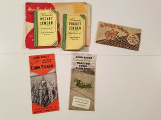 John Deere 1948 - 1957 Planter & Corn Picker Brochures Allis Chalmers Color Book