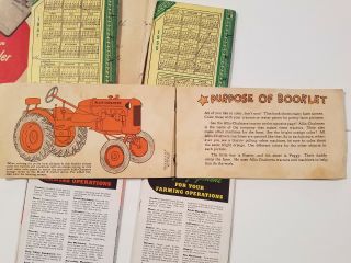 JOHN DEERE 1948 - 1957 Planter & Corn Picker Brochures Allis Chalmers Color Book 7