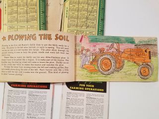 JOHN DEERE 1948 - 1957 Planter & Corn Picker Brochures Allis Chalmers Color Book 8