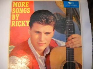 Ricky Nelson More Songs By Imperial Lp 9122 Hi Fi Mono W/ Poster/portrait