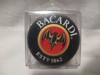 Estd 1862 Bacardi Rum Promotional Hockey Puck