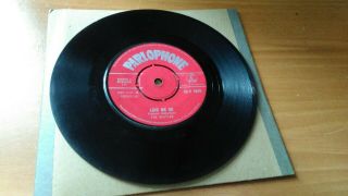 THE BEATLES LOVE ME DO - RED LABEL Parlophone 1N/1N - VG Great Playback 2