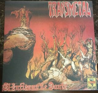 Transmetal,  El Infierno De Dante,  Mexican Death Metal Rare Ltd 2014 Red Vinyl Lp