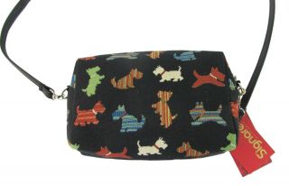 Tapestry Scottish Terrier Hip Crossbody bag by Signare LAST ONE 2