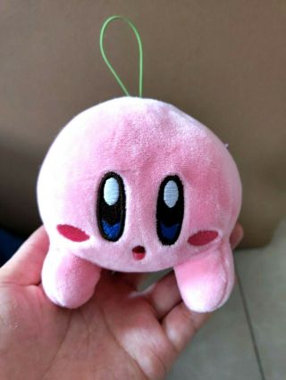 Cute Nintendo Japan Mascot Kirby Plush Toy Keyring Bag Ring