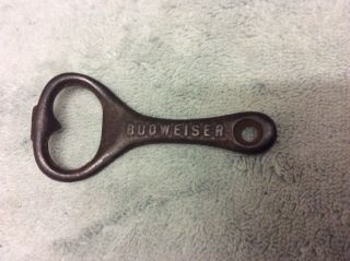 1910’s Budweiser - A.  B.  B.  A.  Cast Iron Bottle Opener Raised Letters