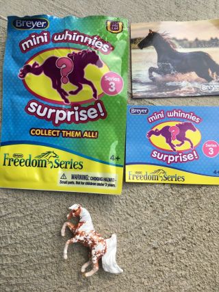 Breyer Mini Whinnies Surprise Freedom Series 3.  Mystery Horse Flawed