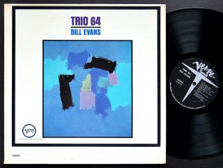 Bill Evans Trio 64 Lp Verve Records V - 8578 Us 1964 Dg Mono Jazz Paul Motian Nm