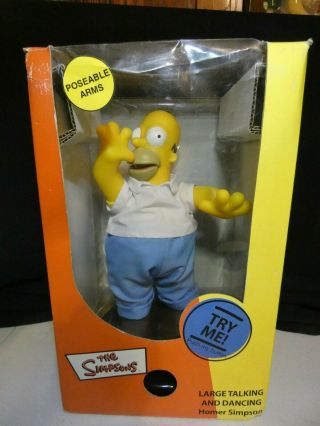 Homer Simpson Large Dancing And Talking Figure, .  2002 Gemmy