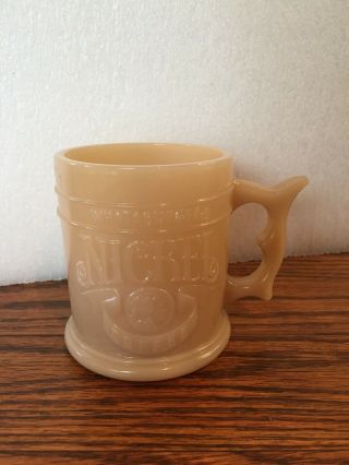 Set Of 4 Vintage Whataburger Nickel Coffee Mug Buffalo Indian Head Promo Cup