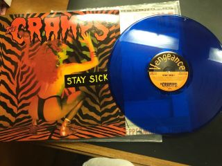 The Cramps Stay Sick Vengeance 2001 Reissue Clear Blue Vinyl