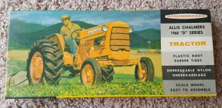 Rare Vintage Allis Chalmers Strombecker 1960 D Series Tractor Plastic Model Box