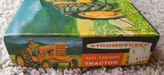 Rare Vintage Allis Chalmers Strombecker 1960 D Series Tractor Plastic Model Box 3