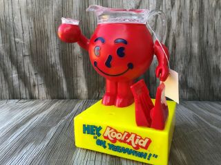 Kool - Aid Man Red Hard Plastic Piggy Bank