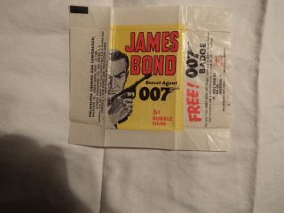 James Bond Yellow Wrapper Phil Gum Sean Connery