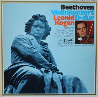 Beethoven Violin Concerto Leonid Kogan Yevgeni Svetlanov Eurodisc Lp