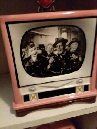 I Love Lucy Tv Television Cookie Jar Vandor Lucille Ball Rare Htf