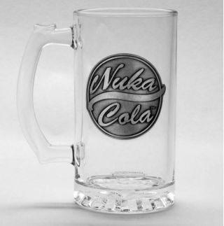 Official Fallout Metal Nuka Cola Logo Beer Glass Tankard Stein