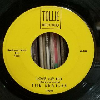Beatles | Rock 45 | P.  S.  I Love You / Love Me Do | Tollie 9008 VG,  Black Box 2