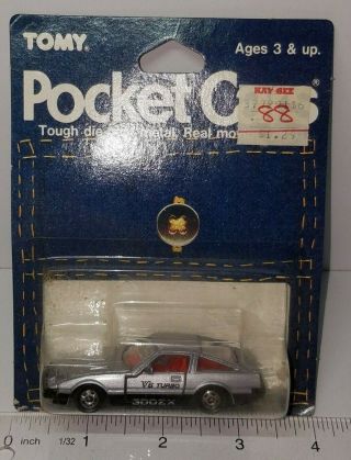 Vintage 1/61 Tomy Pocket Cars Nissan Fairlady Z 300zx No.  15