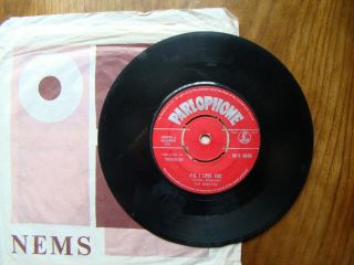 very rare nems liverpool record store 7 in paper bag & beatles love me do 1962 2