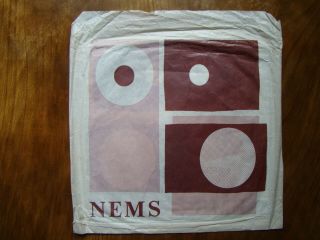 very rare nems liverpool record store 7 in paper bag & beatles love me do 1962 3
