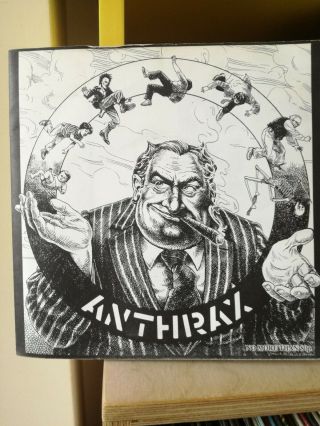 Anthrax - Capitalism Is Cannibalism 7” Crass Label With Fold - Out Poster