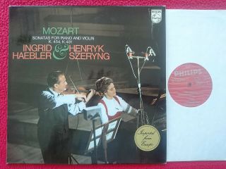 Philips 6500 055 Stereo - Mozart Violin Sonatas Henryk Szeryng Ingrid Haebler Nm