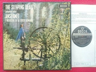 Decca Sxl 2160/2 Wbg - Tchaikovsky " The Sleeping Beauty " Ansermet 3 X