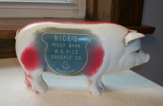 Advertising Hard Plastic Piggy Bank Rice 