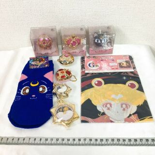 Sailor Moon Serena Tsukino Handkerchief Socks Mirror Case Japan Anime Manga P43