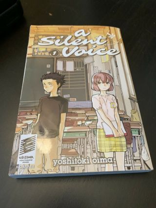 A Silent Voice Vol 1 Manga English Read Right To Left